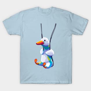 Swinging Duckling Meme Pop Art T-Shirt